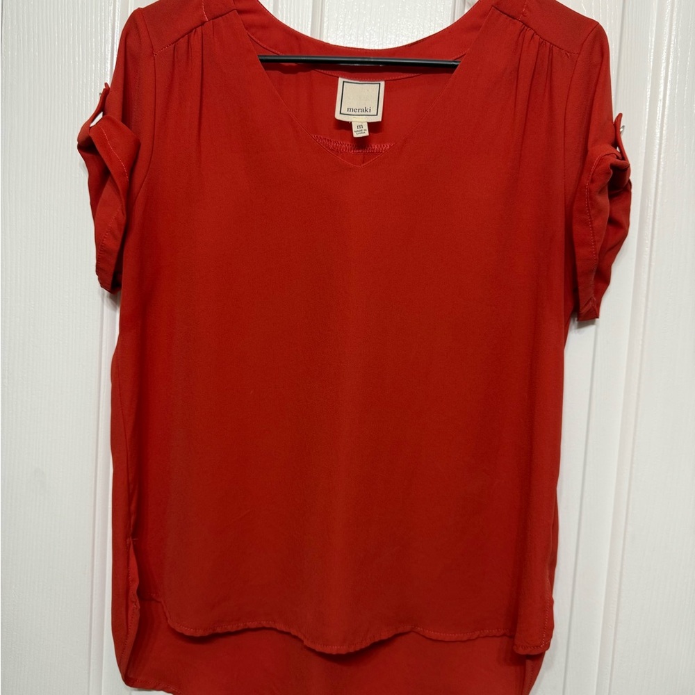 Red Casual Top